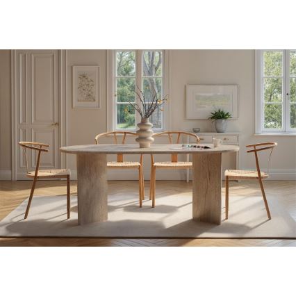 Esstisch NEL 180x90 cm beige