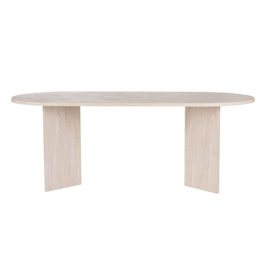 Esstisch NEL 200 × 90 cm, beige