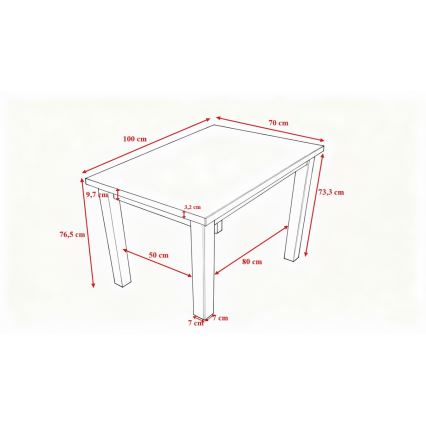 Esstisch NOAH Sonoma-Eiche