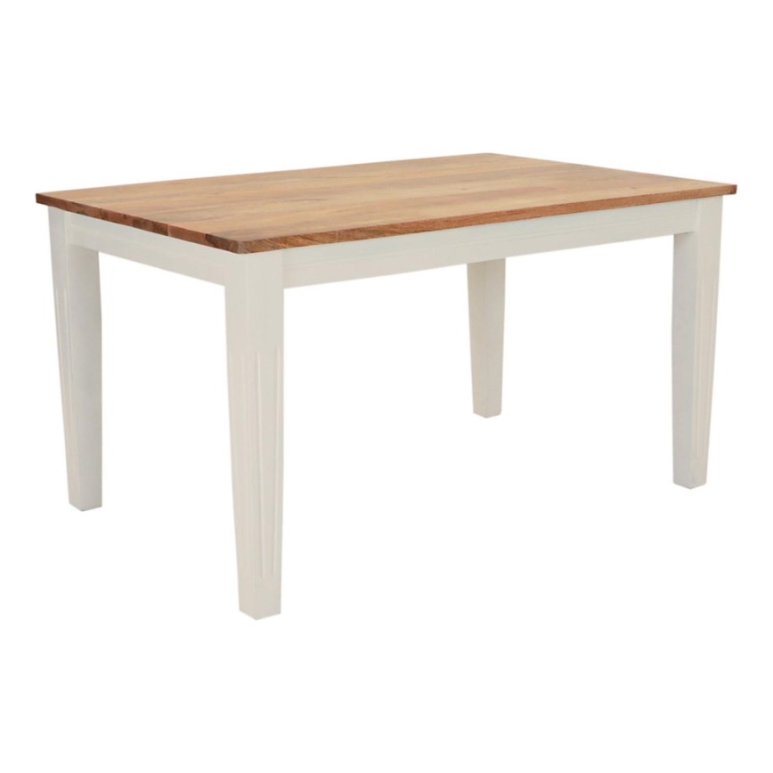 Esstisch RETRO 120x90 cm Massivholz/Mangobaum
