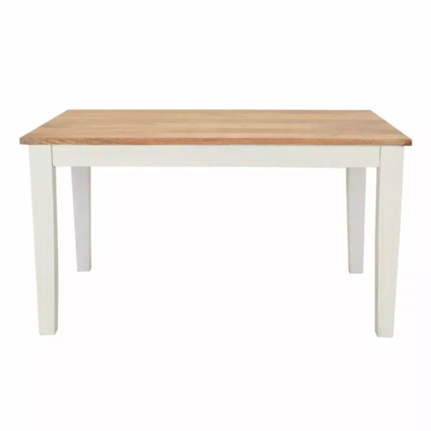 Esstisch RETRO 120x90 cm Massivholz/Mangobaum