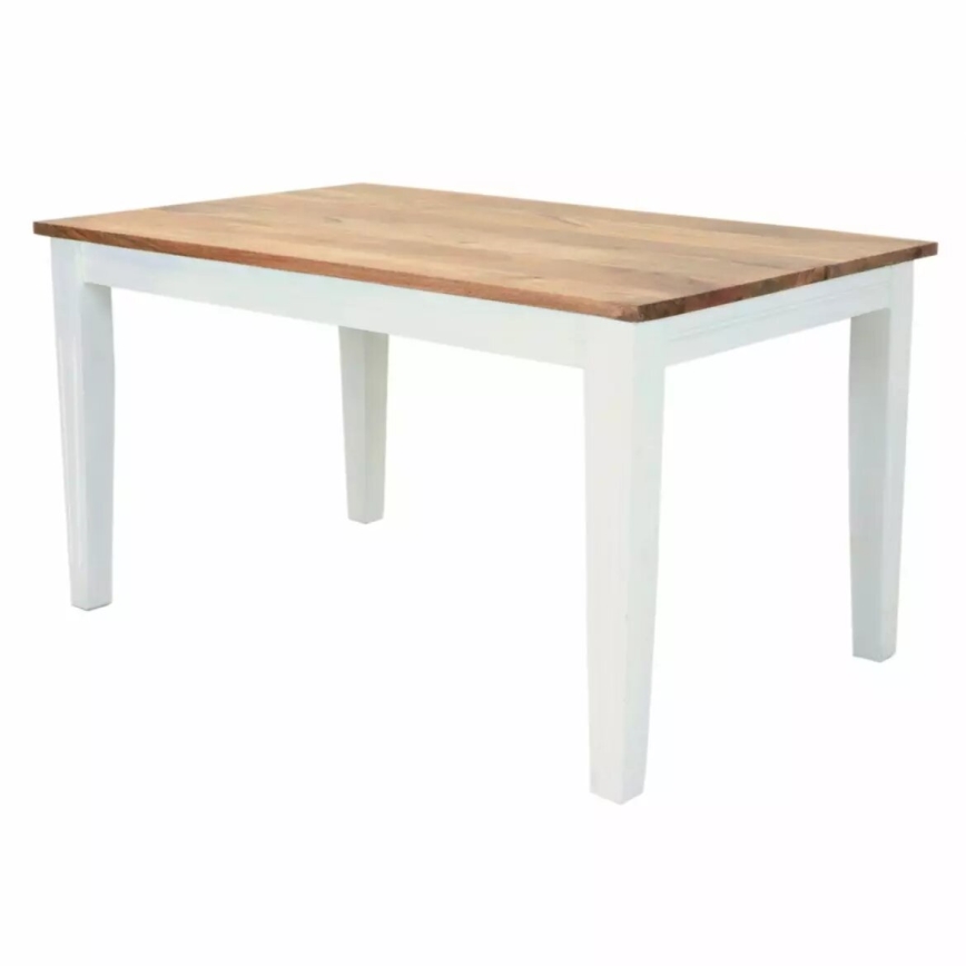 Esstisch RETRO 120x90 cm Massivholz/Mangobaum