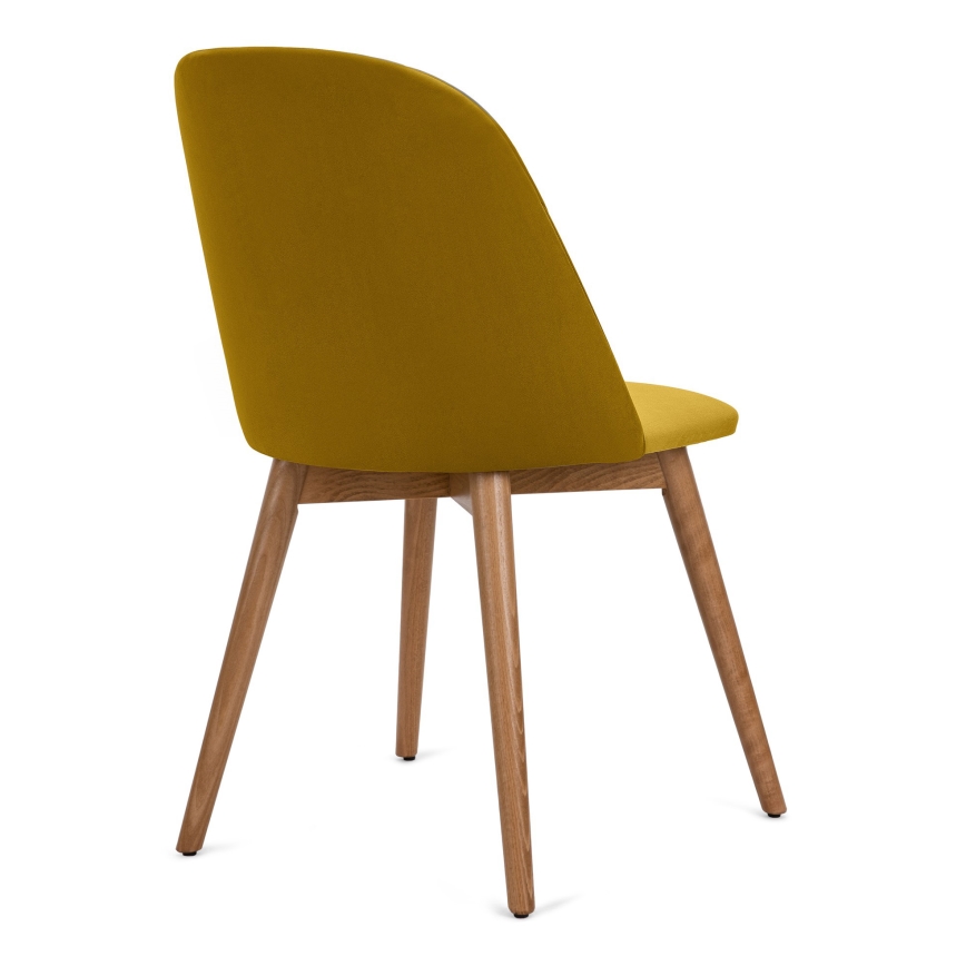Esstischstuhl BAKERI 86x48 cm gelb/Buche