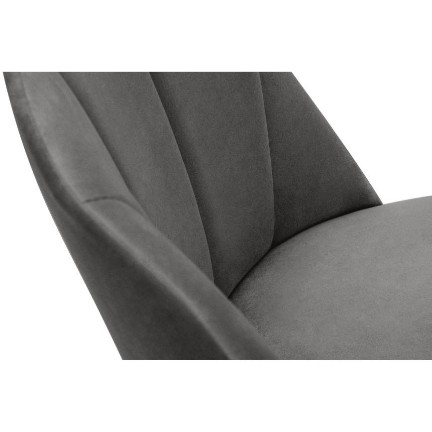Esszimmerstuhl BAKERI 86x48 cm grau/Buche