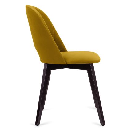 Esszimmerstuhl BOVIO 86x48 cm gelb/Buche