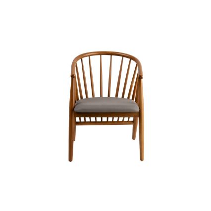 Esszimmerstuhl DORIS 82x56 cm Eiche/grau