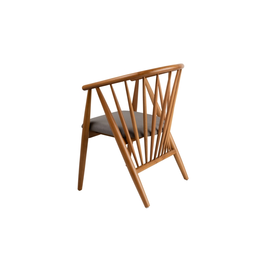 Esszimmerstuhl DORIS 82x56 cm Eiche/grau