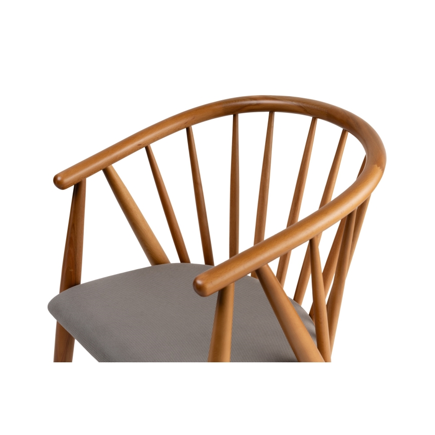 Esszimmerstuhl DORIS 82x56 cm Eiche/grau