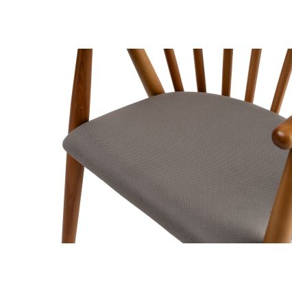 Esszimmerstuhl DORIS 82x56 cm Eiche/grau