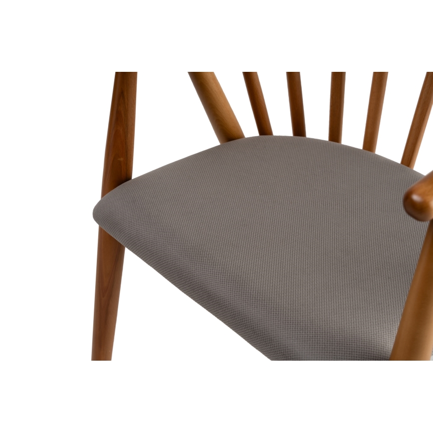 Esszimmerstuhl DORIS 82x56 cm Eiche/grau