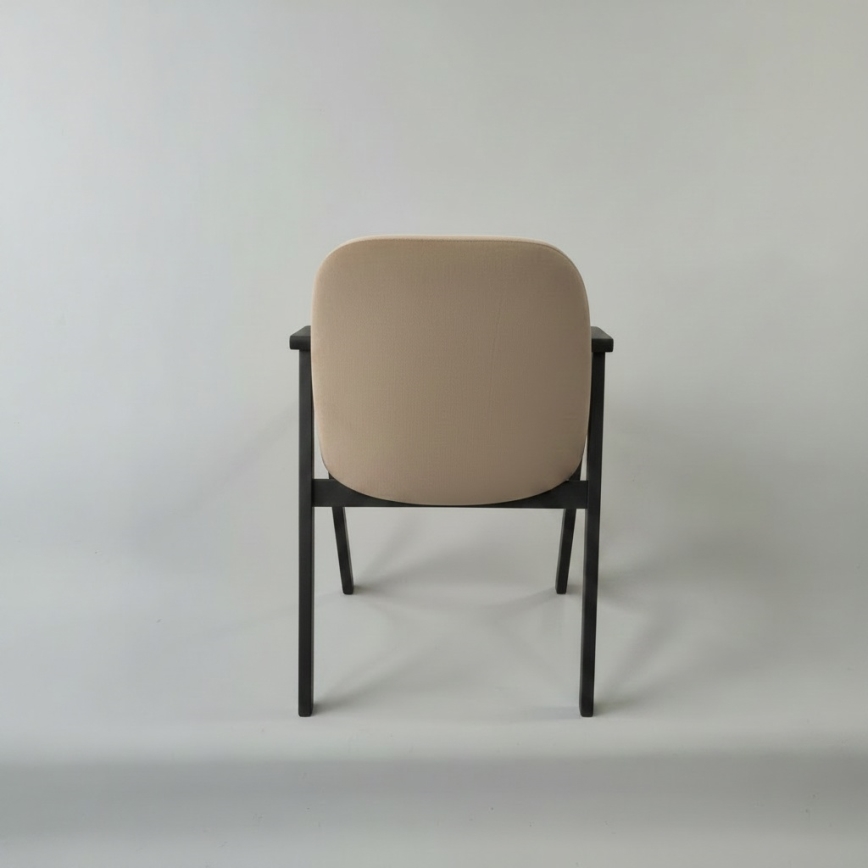Esszimmerstuhl GARDA schwarz/beige