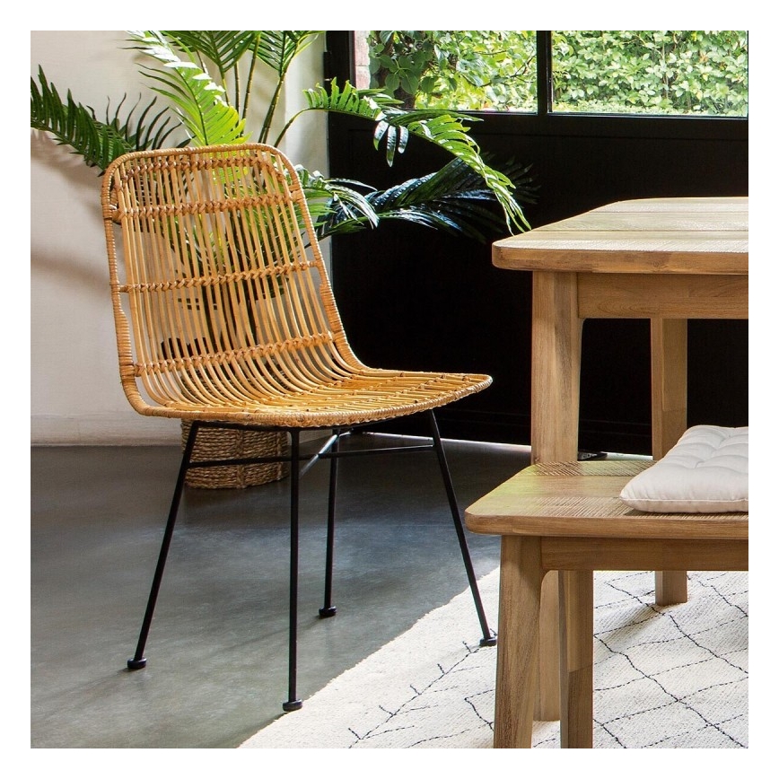 Esszimmerstuhl KUBU Rattan