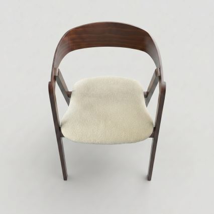 Esszimmerstuhl LUSO Nussbaum/Beige