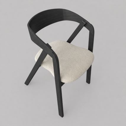 Esszimmerstuhl LUSO schwarz/beige