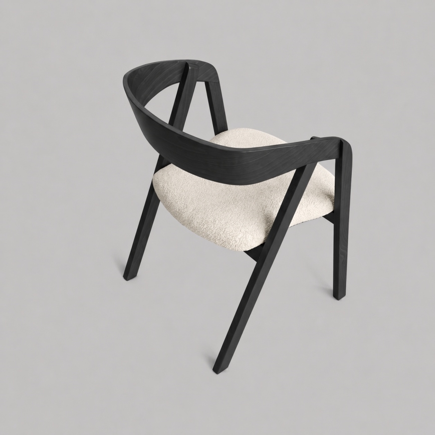 Esszimmerstuhl LUSO schwarz/beige