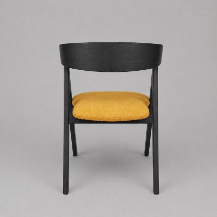Esszimmerstuhl LUSO schwarz/orange