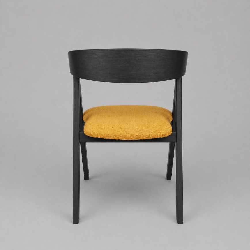 Esszimmerstuhl LUSO schwarz/orange