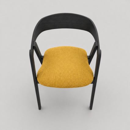 Esszimmerstuhl LUSO schwarz/orange
