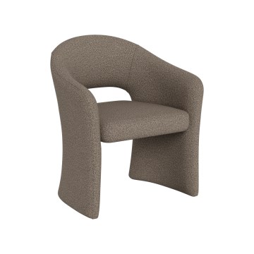 Esszimmerstuhl mit Armlehnen TORI taupe