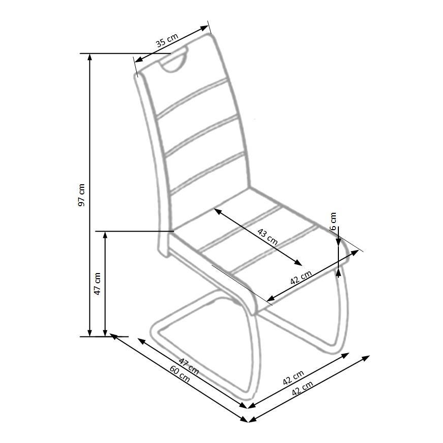 Esszimmerstuhl SAFFON, 1 Stück, beige