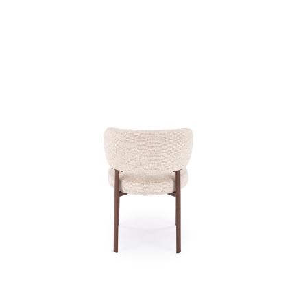 Esszimmerstuhl SIDUS, 1 Stk., beige/Nussbaum
