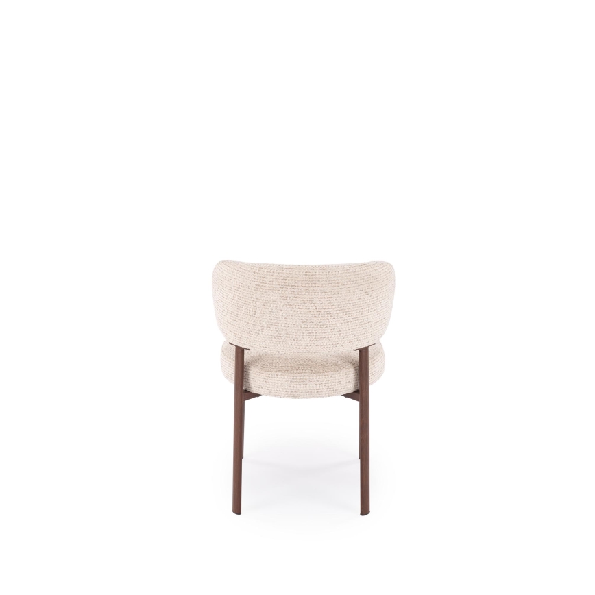 Esszimmerstuhl SIDUS, 1 Stk., beige/Nussbaum