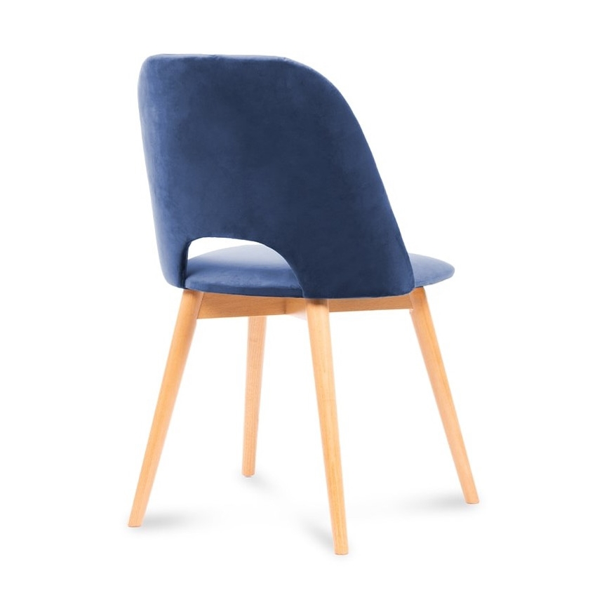 Esszimmerstuhl TINO 86x48 cm dunkelblau/Buche