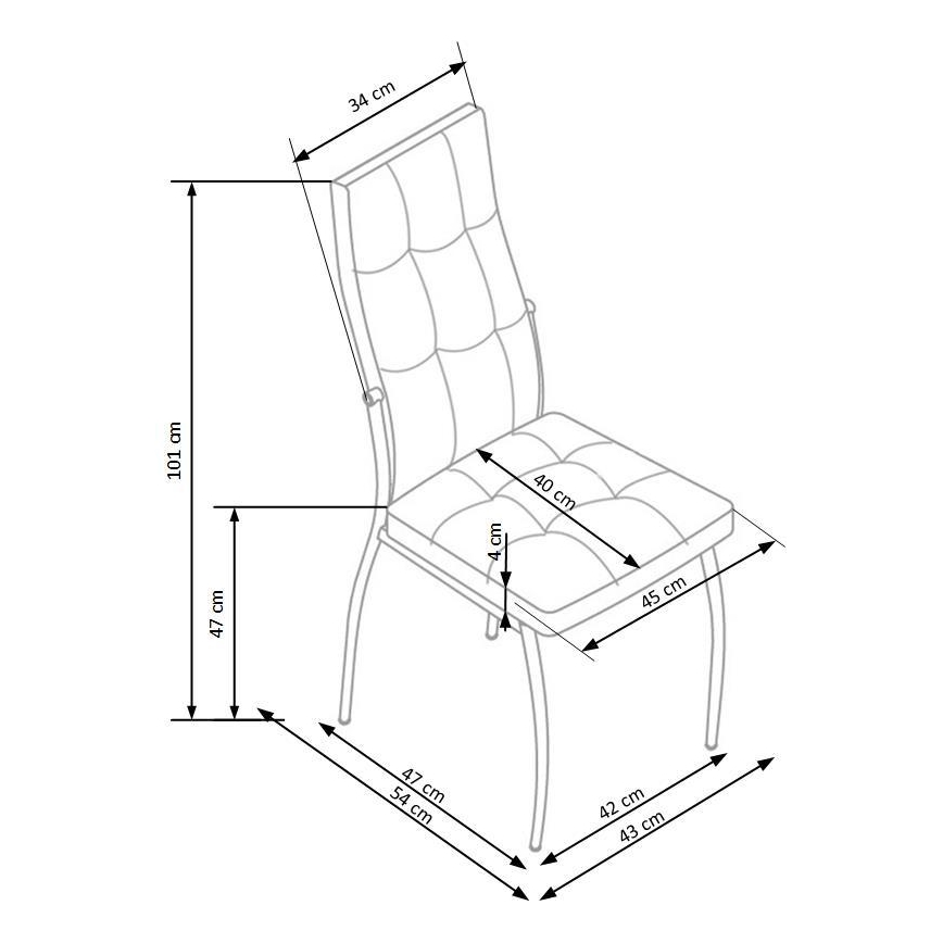 Esszimmerstuhl WARMIS, 1 St., schwarz
