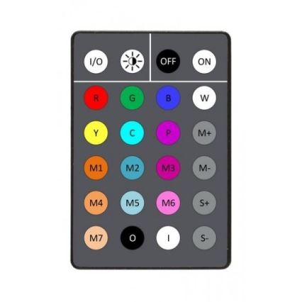 Esto 746072 - LED Dimmbare Deckenleuchte RAINBOW RGB LED/28W/230V 60 cm