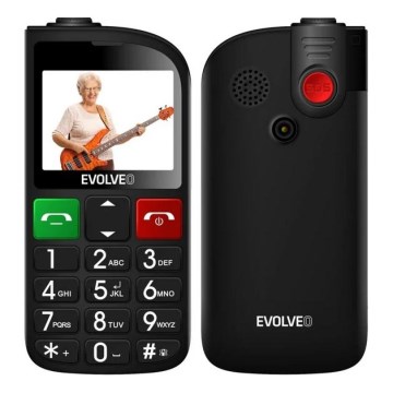 Evolveo - EasyPhone FL, Seniorenhandy, schwarz