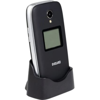 Evolveo - EasyPhone FS Klapphandy für Senioren 2.8 schwarz
