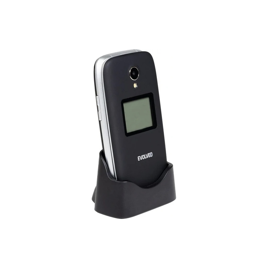 Evolveo - EasyPhone FS Klapphandy für Senioren 2.8 schwarz