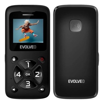Evolveo - EasyPhone ID, Seniorenhandy, schwarz