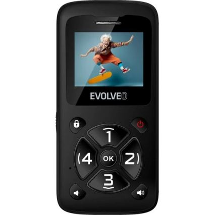 Evolveo - EasyPhone ID, Seniorenhandy, schwarz