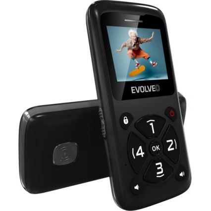 Evolveo - EasyPhone ID, Seniorenhandy, schwarz