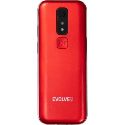 Evolveo - EasyPhone LT, 4G-Mobiltelefon für Senioren, rot