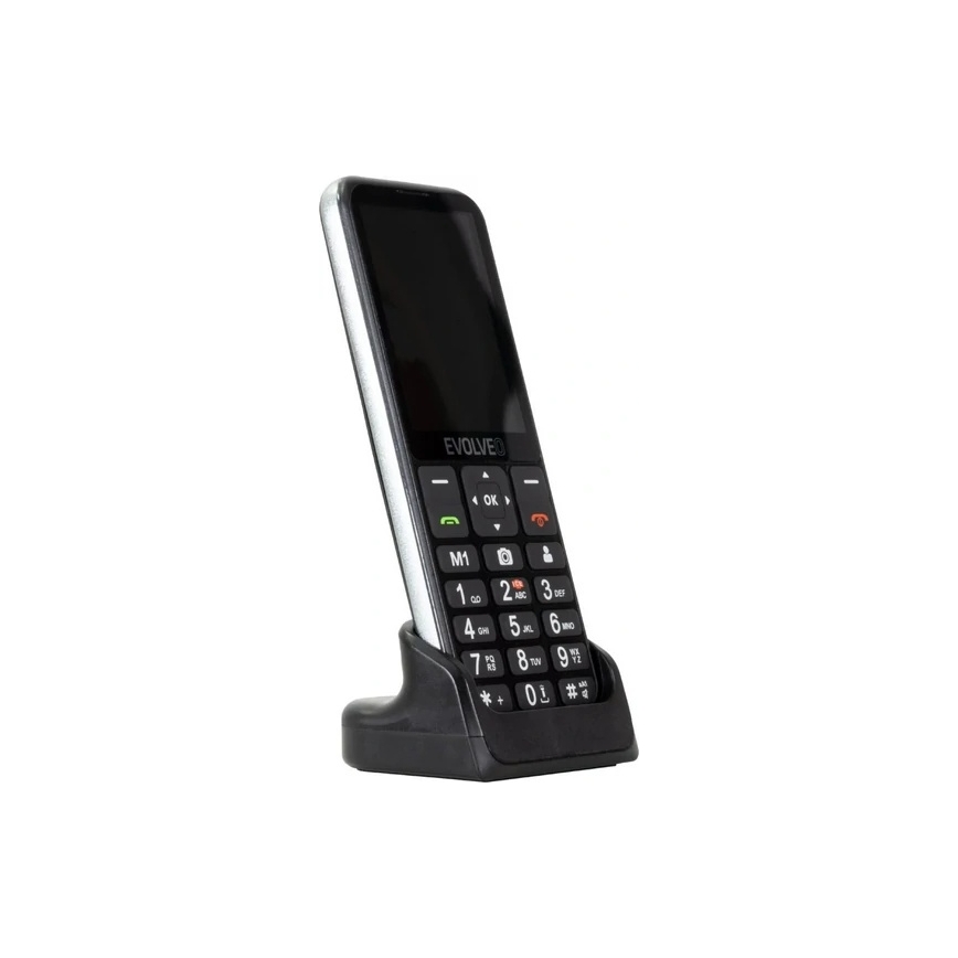 Evolveo - EasyPhone LT 4G Mobiltelefon für Senioren schwarz