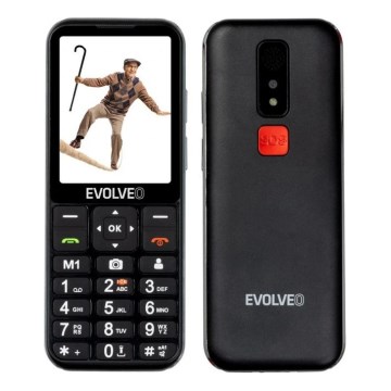Evolveo - EasyPhone LT 4G Senioren-Handy, schwarz