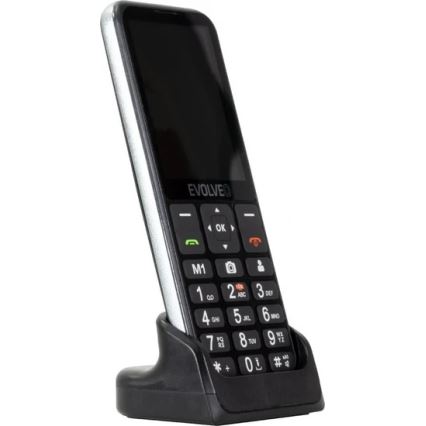 Evolveo - EasyPhone LT 4G Seniorenhandy, Schwarz