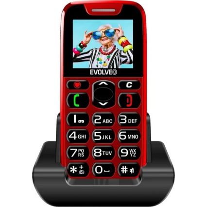 Evolveo - EasyPhone, Seniorenhandy, rot