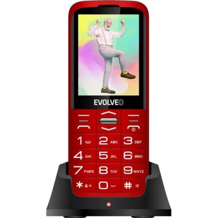 Evolveo - EasyPhone XO, Seniorenhandy, rot