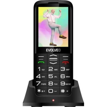Evolveo - EasyPhone XO Seniorenhandy, schwarz