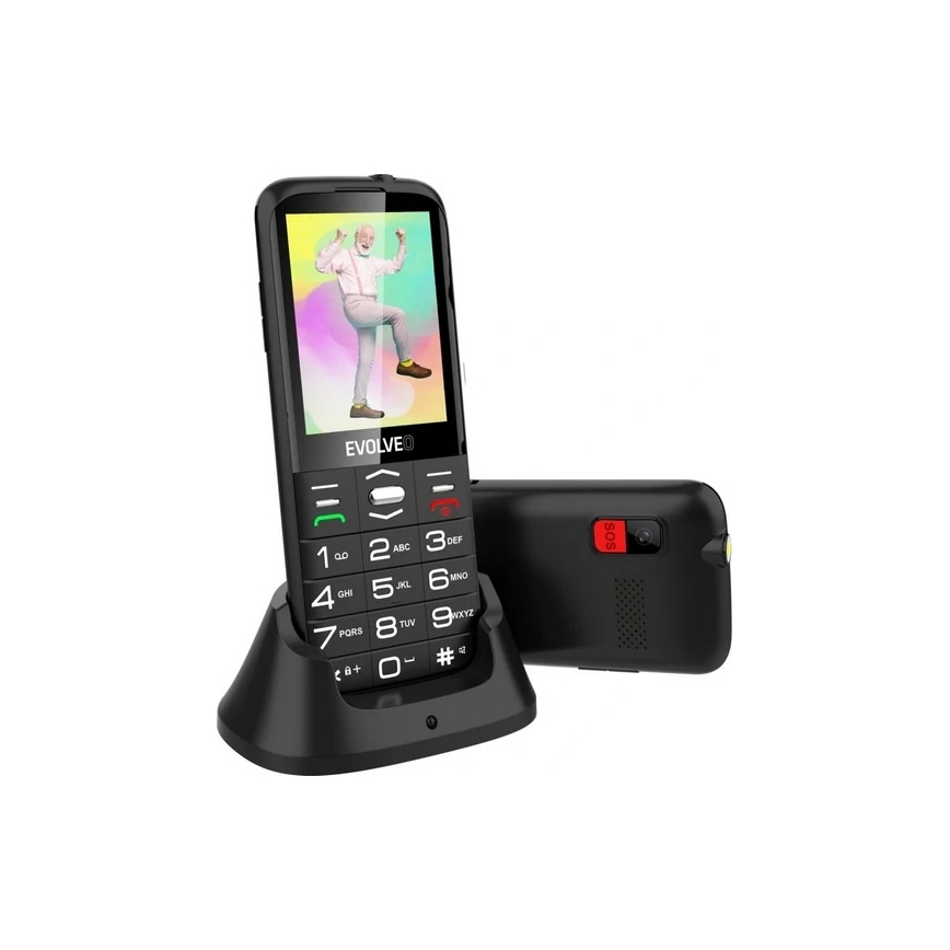 Evolveo - EasyPhone XO Seniorenhandy, schwarz