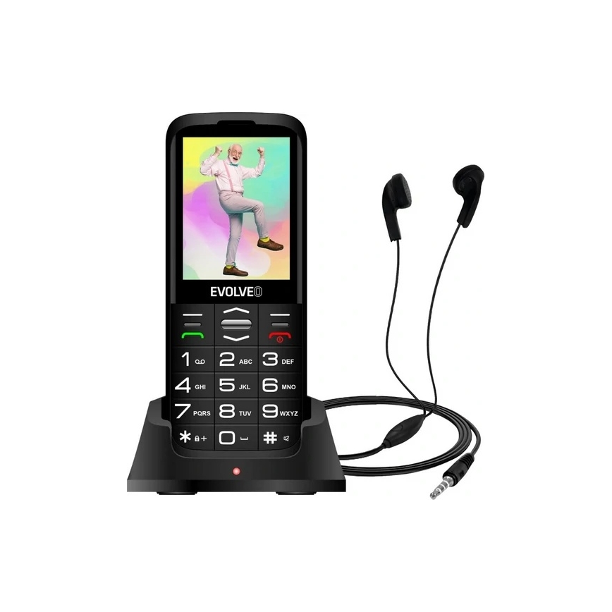 Evolveo - EasyPhone XO Seniorenhandy, schwarz