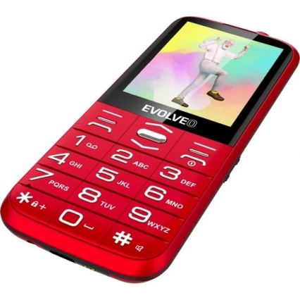 Evolveo - EasyPhone XO Seniorentelefon, rot
