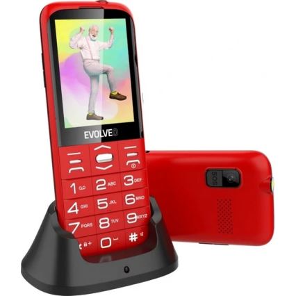 Evolveo - EasyPhone XO Seniorentelefon, rot