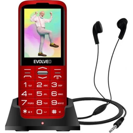 Evolveo - EasyPhone XO Seniorentelefon, rot