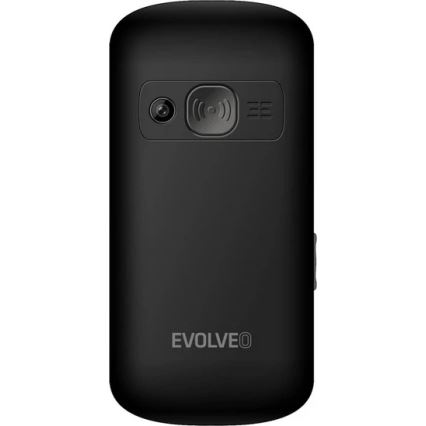 Evolveo - EasyPhone XS, Mobiltelefon für Senioren, schwarz