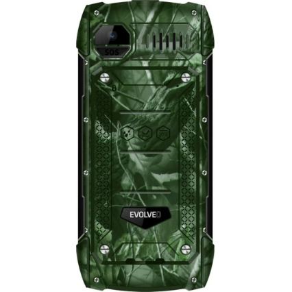 Evolveo - StrongPhone H1 wasserdichtes Dual-SIM-Telefon in Jagdtarnoptik