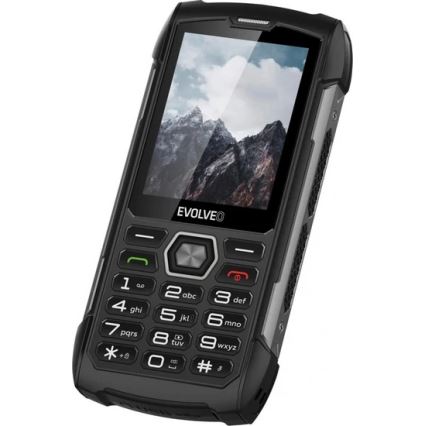 Evolveo - StrongPhone H1, wasserdichtes Dual-SIM-Telefon, schwarz/grau